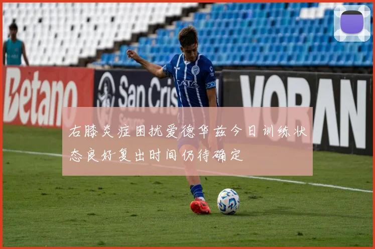 右膝炎症困扰爱德华兹今日训练状态良好复出时间仍待确定